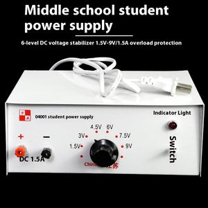 Peralatan Pengajaran Laboratorium Listrik Fisika Sekolah Menengah Pertama 1.5-9V1.5A DC AC Terregulasi dengan Perlindungan Beban Berlebih - Product Image 1