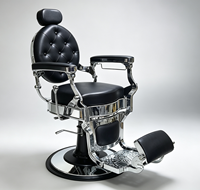Chaise de barbier hydraulique classique de style antique, durable, fournie directement par l'usine, équipement de toilettage pour salon de coiffure