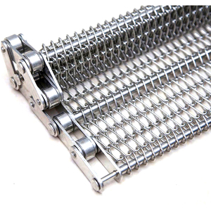 Sabuk anyaman keseimbangan kawat Spiral Tautan rantai baja tahan karat 304 harga rendah untuk pembeku, industri makanan & pengering - Product Image 1