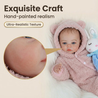 Poupées réalistes en silicone et vinyle YeezWood pour filles, jouets pour bébés, 19 pouces, aspect réaliste