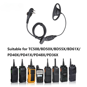Écouteur EHM15-A de type D avec micro PTT intégré et fonction VOX pour talkie-walkie Hytera TC508/BD50X/BD55X/BD61X/PD40X/PD41X - Product Image 2
