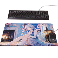 Tapis de souris de bureau grand format personnalisé OEM ODM sur le thème des dessins animés et des jeux vidéo pour le dropshipping