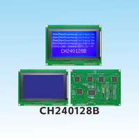 CH240128B 240X128 COB Modul Tampilan LCD Monokrom 240128 Layar LCD Matriks Titik Grafis RA8806 Perpustakaan Font ChuanHangDisplay
