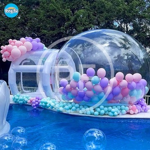 Grand ballon gonflable commercial en PVC tente à bulles dôme Igloo transparent château blanc <span class=keywords><strong>maison</strong></span> de rebond <span class=keywords><strong>maison</strong></span> à bulles gonflable - Product Image 4