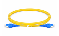Cordon de raccordement duplex rond monomode 2F ou pigtail