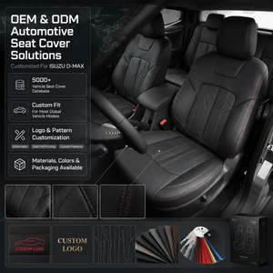 Universelle Autositz-Schutzhülle Komplettset für SUV Limousine LKW Nappa-Leder Atmungsaktiv Fabrik-Großhandel - Product Image 2