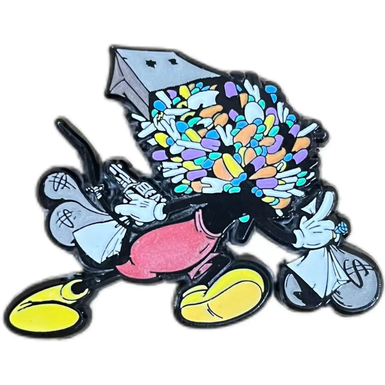 Badge d'anime de dessin animé personnalisé en gros émail doux mignon épingles plaquées or/argent/cuivre