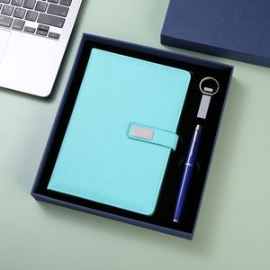 Wholesale Promotional Luxury Notebook Gift Set <b>A5</b> PU Leather Journal Refillable <b>Diary</b> Notebook Business Gift Set With Pen - Product Image 4