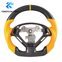 Volant de voiture personnalisé en cuir et fibre de carbone forgée avec LED pour Infiniti G37 G35 G37X FX35 M35 M37 Nissan 350Z Coupé 2007 2013