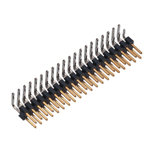 Soulin 2.54mm Pitch 90 độ góc bên phải 2x20pin tiêu đề lõi kép duy nhất nhựa Brass liên hệ với Đối với xe ghi PCB - Product Image 1