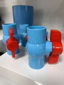 SANS PLOMB Thaïlande Vente chaude PVC Socket Ball Valve 150psi 1 pouce ROHS CERTIFICAT - Product Image 5