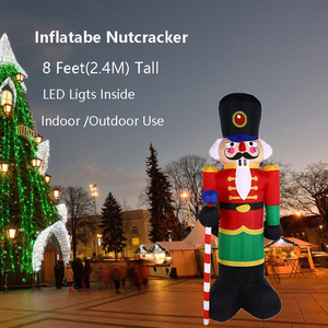 <span class=keywords><strong>Cascanueces</strong></span> Inflable Gigante de 8 Pies con Luces Interiores, Decoración Navideña Inflable para Jardín - Product Image 2