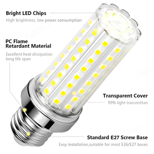 <span class=keywords><strong>Ampoule</strong></span> de maïs <span class=keywords><strong>LED</strong></span> de haute qualité E12/E14/E26/E27/B15/B22 en forme de prune pendentif à capteur <span class=keywords><strong>Variable</strong></span> tricolore pour bougie de décoration intérieure - Product Image 3