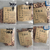 100 unidades de juntas de cobre, arandelas y juntas tóricas de 7x15mm y 7x13mm para inyectores Common Rail diésel y reparación de émbolos de bomba de combustible
