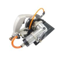 Haute Performance 4-3/8 pouces 110mm garde Air pneumatique alimentation en eau pneumatique scie à pierre à Air humide 6500 tr/min pour pierre, marbre, granit