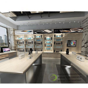 Trendy Mobile <b>Shop</b> Cellphone Cabinet Phone Decoration Wall Display Electronic <b>Shop</b> Design - Product Image 1