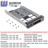 Untuk Baki Hard Drive 0KG1CH HDD Caddy 3.5 SSD Tray untuk Array Penyimpanan Server PowerEdge PowerVault Stok Buatan China