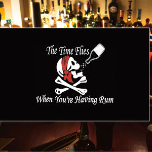 Оптовая продажа по индивидуальному заказу 3x5 шелкография полиэстер черный крест пиратский флаг наружный дисплей бар Вечеринка Хэллоуин - Product Image 3