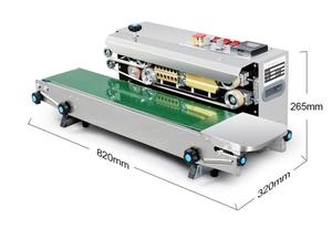 Thương mại FR-900 túi nhựa ban nhạc niêm phong máy niêm phong tự động ngang túi niêm phong liên tục hoạt động linh hoạt - Product Image 6