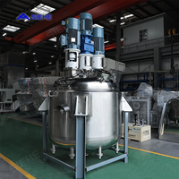 Cuve de mélange chimique industrielle SIEHE avec agitateur haute vitesse, moteur AC et capacité de vide pour le mélange de résine adhésive et d'émulsion
