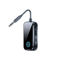 Récepteur-émetteur audio stéréo HiFi 2-en-1 sans fil AUX pour micro 5.4 3.5MM, voiture, avion, TV, PC, en plastique