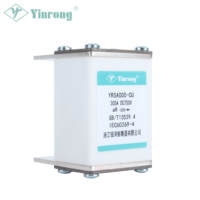 Fusible semi-conducteur compact Yinrong 750V en cuivre à faible I2T, limiteur de courant 80A-400A, haute vitesse, pour onduleur solaire et chargeur de VE