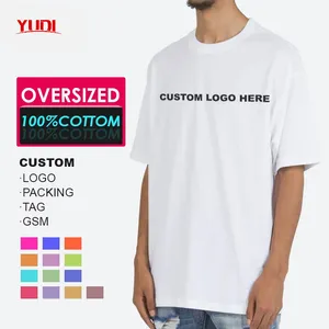 Custom manufacturer high quality 100% cotton mens design tshirt blank oversized streetwear T shirt designer blank T shirts