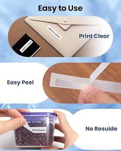 Cinta laminada blanca de 6 mm (0,23 pulgadas) compatible con <span class=keywords><strong>Brother</strong></span> P Touch TZe-211 TZe211 TZ - Product Image 5