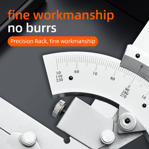 RTS phổ bevel thước đo góc 0-320 độ góc có thể điều chỉnh Vernier thước đo góc - Product Image 5
