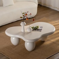 Table basse créative et extensible au design minimaliste moderne, style nuage, pour salon – Meilleure vente
