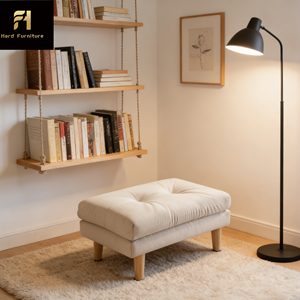 <span class=keywords><strong>Reposapiés</strong></span> Nórdico de Madera para Sofá, Taburete Multifuncional para Sala de Estar, Hotel, Villa, o como Asiento para Cambiar Zapatos - Product Image 6