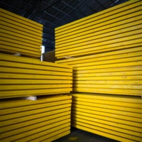 Poutre en bois H20 pour coffrage de construction, utilisée comme poutre de support d'étaiement étanche pour échafaudage