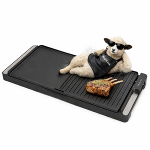 Asador Eléctrico Saludable para Eliminar Grasa con Diseño Inclinado para Drenar Aceite y Temperatura Ajustable para Cocinar con Bajo Contenido de Grasa - Product Image 2