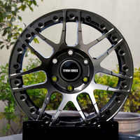 Jantes en alliage TITAN 16 17 18 pouces tout-terrain 6x135 6x139.7 SUV & Pickup forgées Beadlock pour F125 F150 Patrol 6 Silverado Y60 Y61