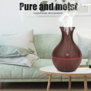 130Ml Wood Humidifiers Aroma <strong>Diffuser</strong> Usb <strong>Mini</strong> Air Perfume <strong>Diffuser</strong> Electric Fragrance Essential <strong>Oil</strong> <strong>Diffuser</strong> for Home - Product Image 2