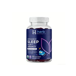 Gummies de sommeil bio véganes à marque privée OEM/ODM pour enfants, sans sucre, pour un sommeil profond et réparateur, avec mélatonine - Product Image 1