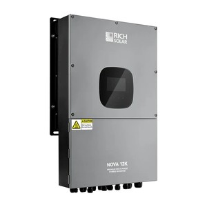 อินเวอร์เตอร์พลังงานแสงอาทิตย์ RichSolar NOVA 12K 48V แบบสามเฟส ไฮบริด DC/AC ประสิทธิภาพ 99.9% รองรับการจ่ายไฟแบบสาม/เดี่ยว/คู่/สี่ทางออก 50/60Hz 37684 - Product Image 1