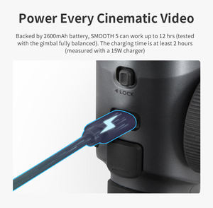 NUEVO CALIENTE ZHIYUN <span class=keywords><strong>Smooth</strong></span> 5 3-Axis Gimbal Teléfono <span class=keywords><strong>Estabilizador</strong></span> de mano para teléfonos inteligentes iPhone <span class=keywords><strong>XS</strong></span> 11 HUAWEI Xiaomi Samsung Galaxy - Product Image 2
