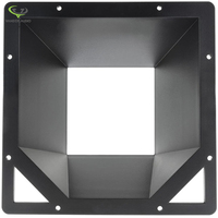 Difusor de Bocina de Plástico Negro NEO de 8" para Altavoz de Medios de 8 Pulgadas