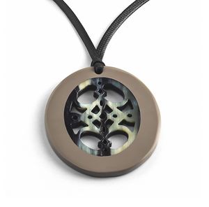 Colliers pendentifs tendance en corne de buffle naturelle polie, collier pendentif bohème fait main, bijoux éthiques, bon prix - Product Image 6