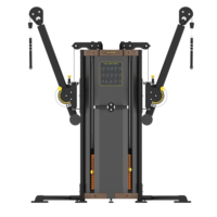 Máquina de Poleas de Doble Brazo Ajustable Crossover JLC Fitness Equipo de Gimnasio Comercial Personalizable Entrenador Funcional