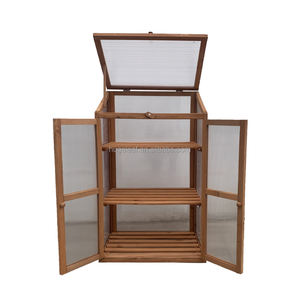 <span class=keywords><strong>Serre</strong></span> <span class=keywords><strong>de</strong></span> <span class=keywords><strong>jardin</strong></span> moderne <span class=keywords><strong>et</strong></span> écologique, <span class=keywords><strong>mini</strong></span> pépinière, avec porte à ouverture supérieure en <span class=keywords><strong>bois</strong></span> ventilé - Product Image 3