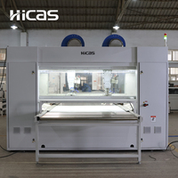Machine de peinture au pistolet CNC pour portes en bois et MDF HICAS HC-SPM1300 |   8 pistolets IWATA Sie PLC |   1300mm CE 2025