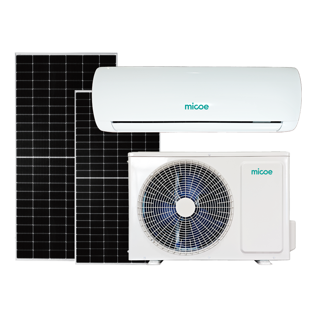 Micoe Solarklimaanlage AC DC 48 V solarbetriebene Klimaanlage PV-System 12000Btu 18000Btu 24000Btu Solar-AC