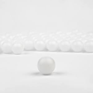 Dernier modèle de boule creuse flottante pour application jouet, moulage par soufflage, plastique blanc personnalisé - Product Image 3