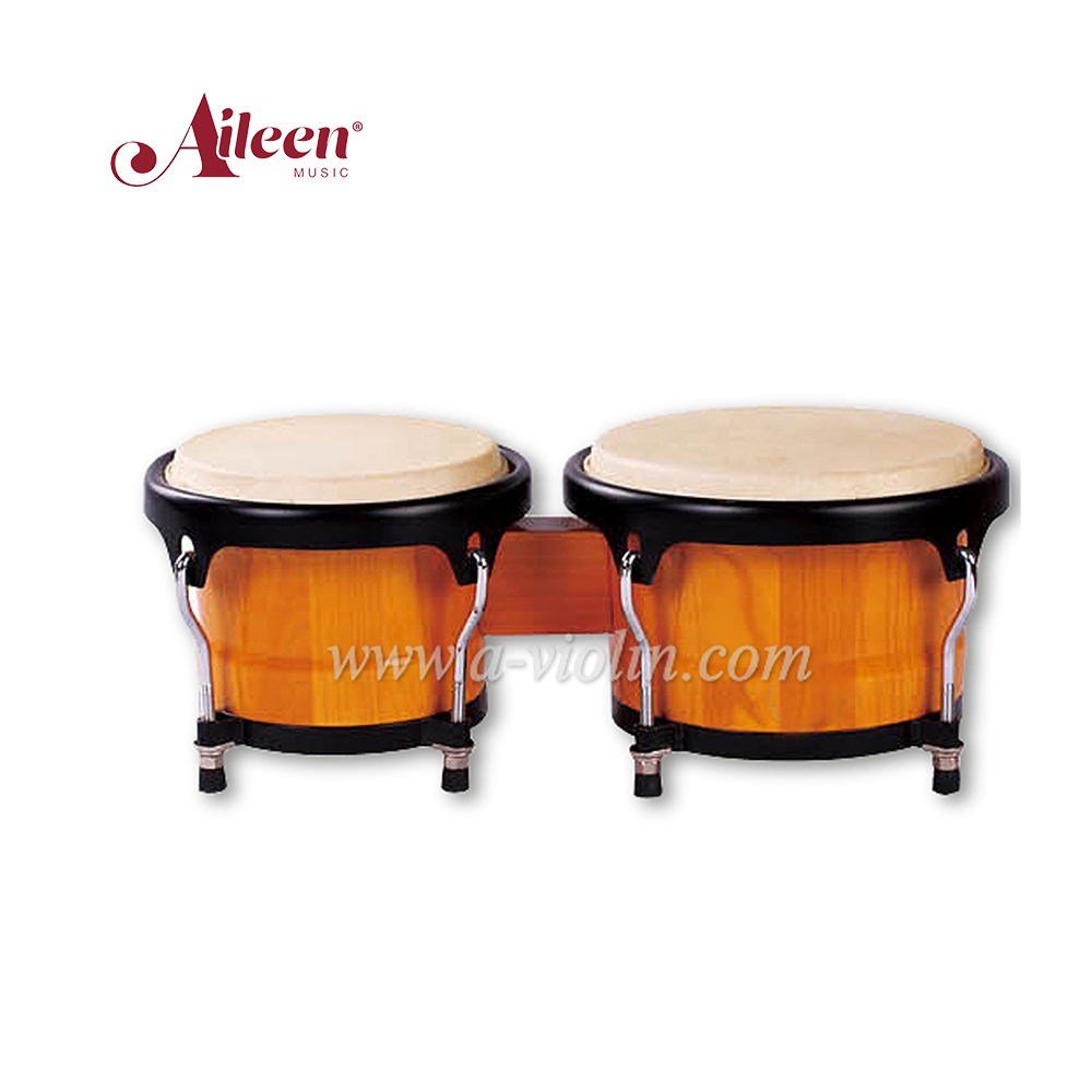 สีขาว Toon ไม้ Bongos/ละตินเคาะไม้กลอง Bongo (BOBCS006)