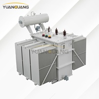 Transformateur de distribution triphasé 10 KV0100 KVA160 KVA250 KVAIEC à enroulement en cuivre standard avec conservateur pour usines industrielles