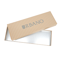 Boîte d'emballage rigide personnalisée avec couvercle et base, en carton texturé avec logo, pour produits haut de gamme, vente au détail et emballage de marque