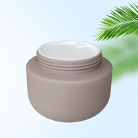 Nouveau pot en HDPE gris rose vert de 8 oz pour masque capillaire, pot cosmétique en plastique de 250 g, ensemble de flacons de lotion