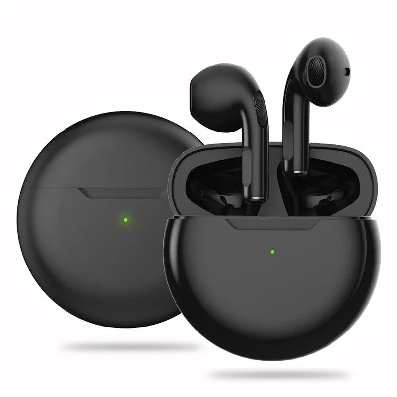 Pro6 ProB Hifi Stereo 5.0 BT kablosuz kulaklık gürültü iptal TWS 2021 yeni kulaklıklar iPhone Android için